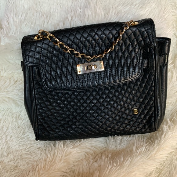Bally Handbags - Black Bally Quilted Leather Shoulder Bag